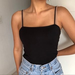 Zara black tank bodysuit